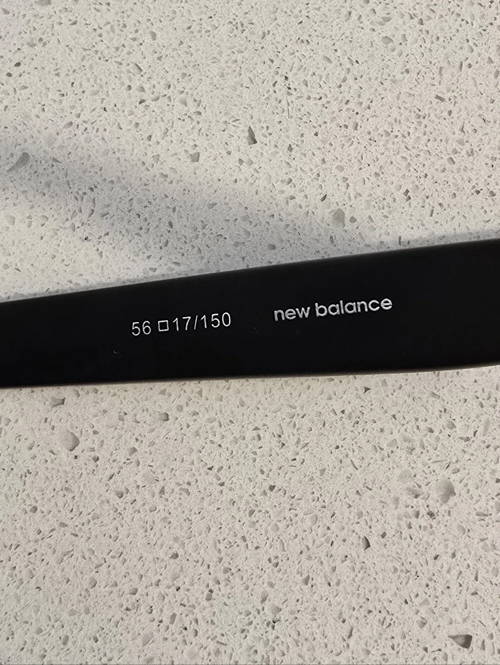 New Balance Men's Matte Black Polarized Sunglasses with Dark Lenses